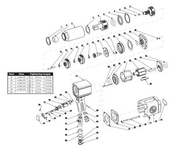 Part Location Diagram of 6155740970 Chicago Pneumatic Silencer Complete